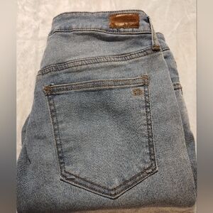 Crown & Ivy Classic Blue Denim Jeans Distressed